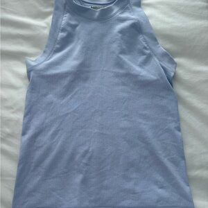 Athleta Lavender Ribbed Tank Top
